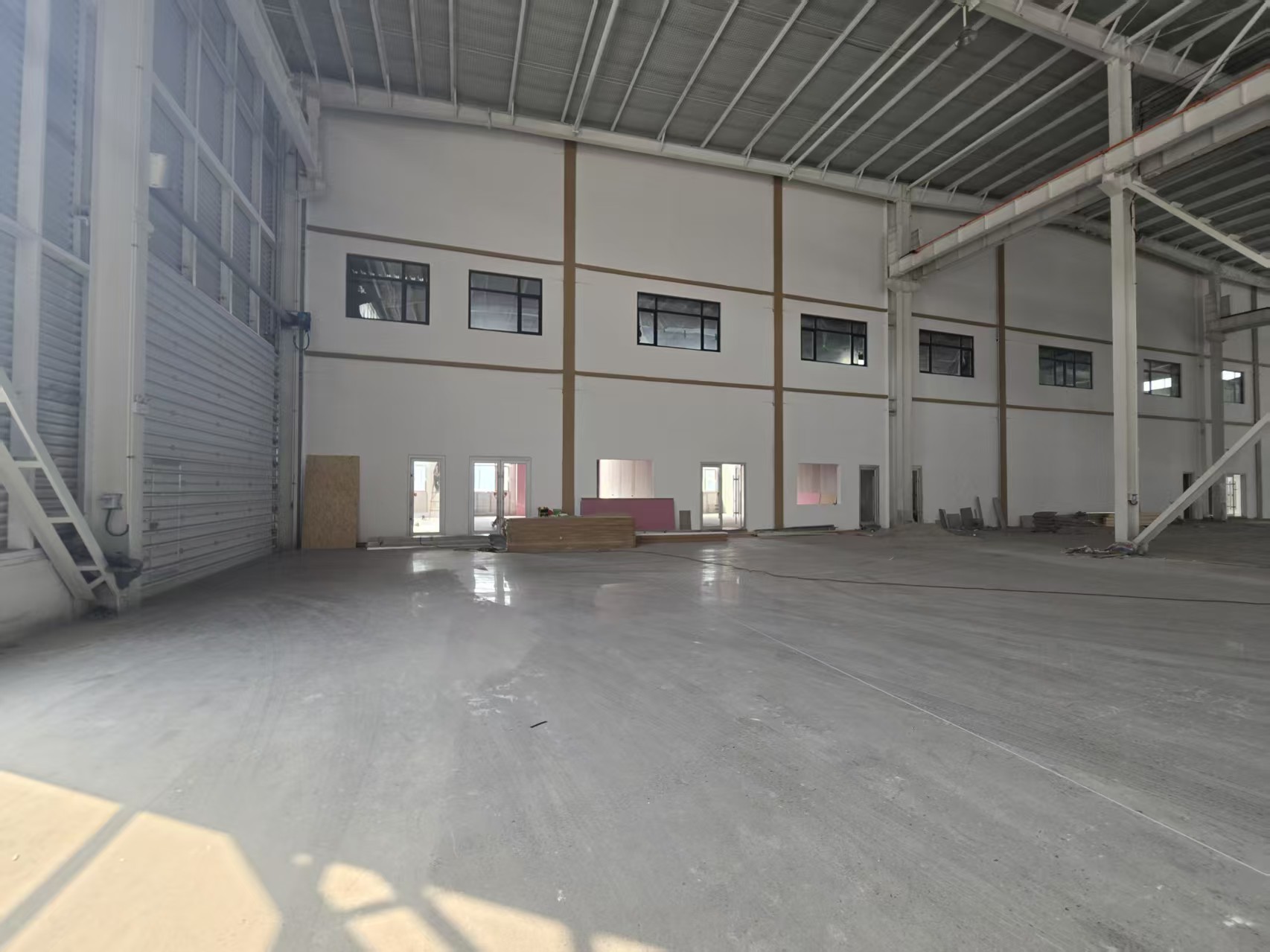 Factory interior space.